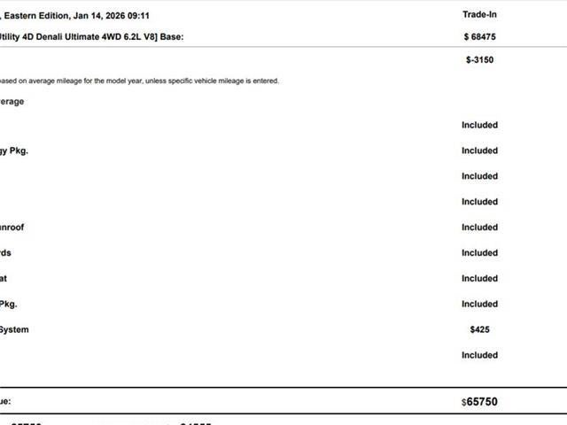 2023 GMC Yukon Denali Ultimate