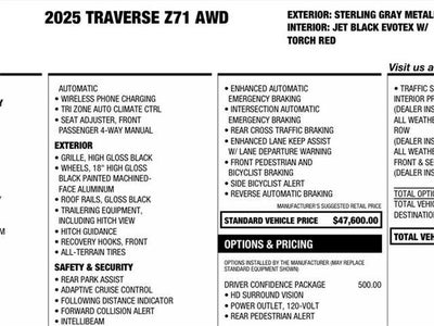 2025 Chevrolet Traverse Z71