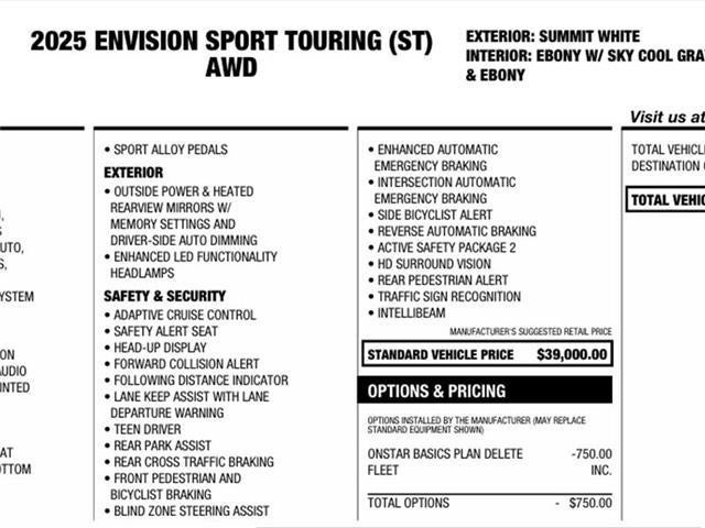 2025 Buick Envision Sport Touring